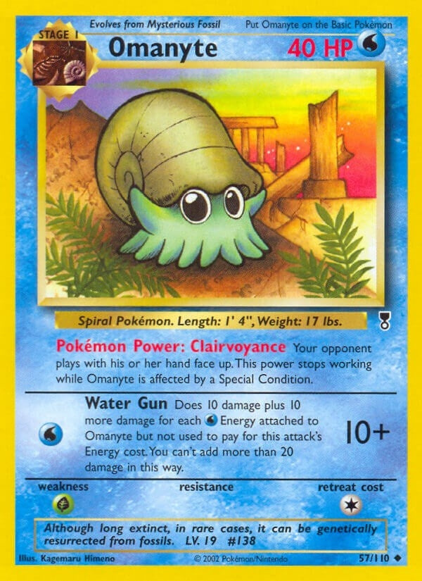 Image for Omanyte (057/110) - Pokemon