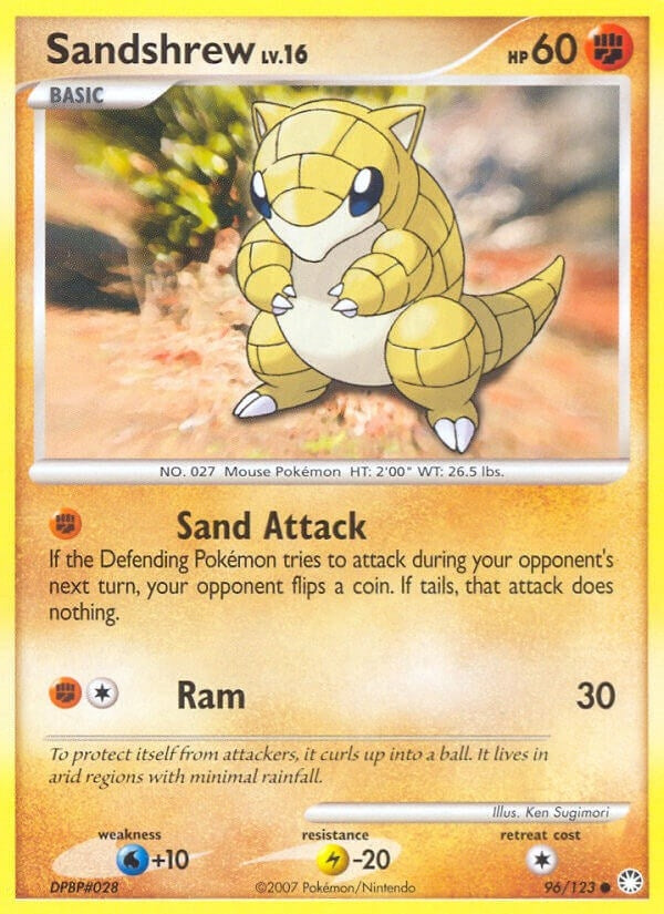 Image for Sandshrew (96/123) - Pokemon