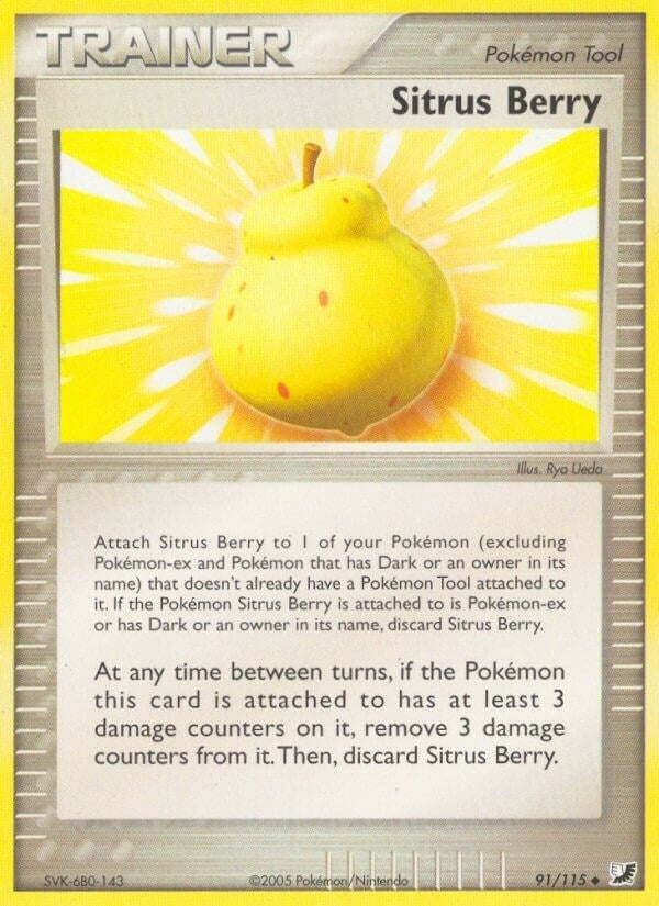 Image for Sitrus Berry (91/115) - Pokemon