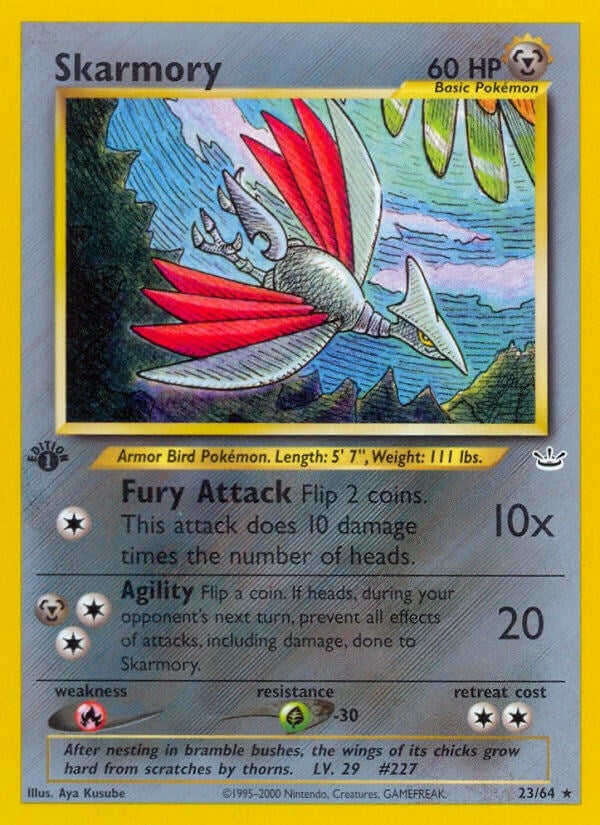 Image for Skarmory (23/64) - Pokemon