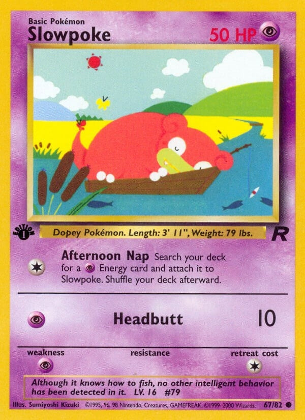 Image for Slowpoke (67/82) - Pokemon