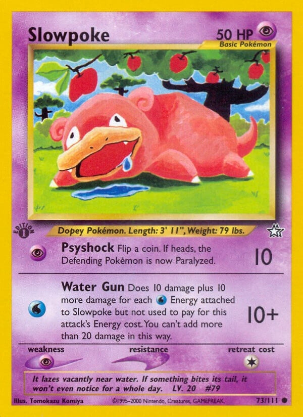 Image for Slowpoke (073/111) - Pokemon