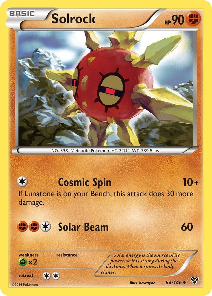 Image for Solrock (64/146) - Pokemon