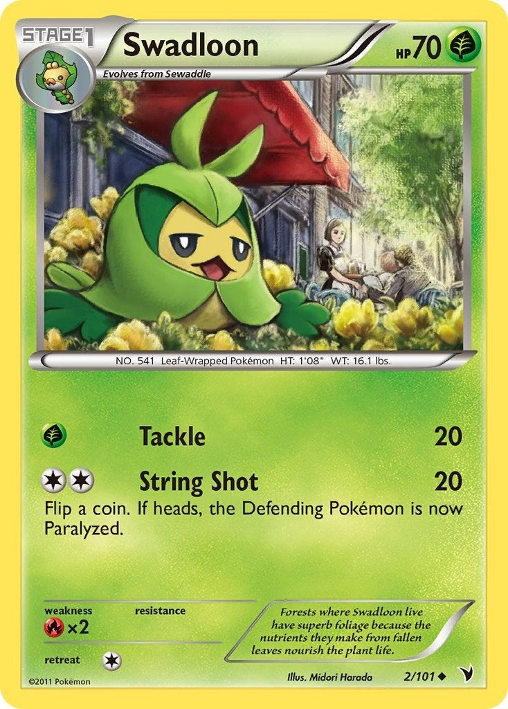 Image for Swadloon (2/101) - Pokemon