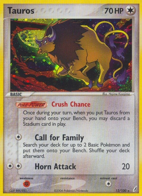 Image for Tauros (12/100) - Pokemon