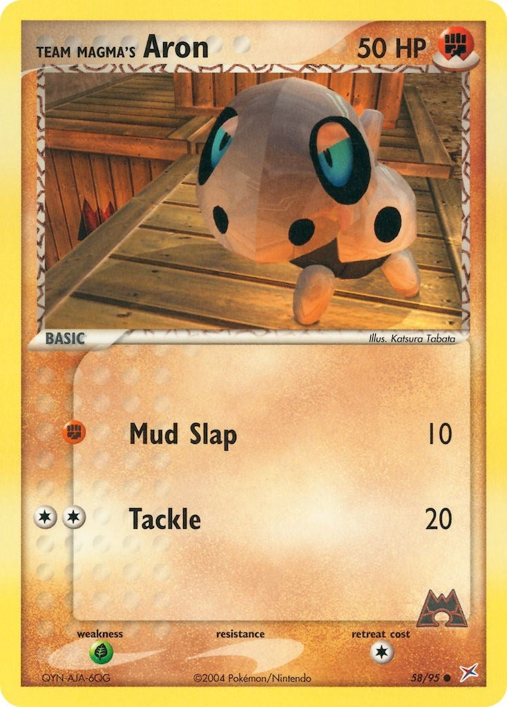 Image for Team Magma's Aron (58/95) - Pokemon