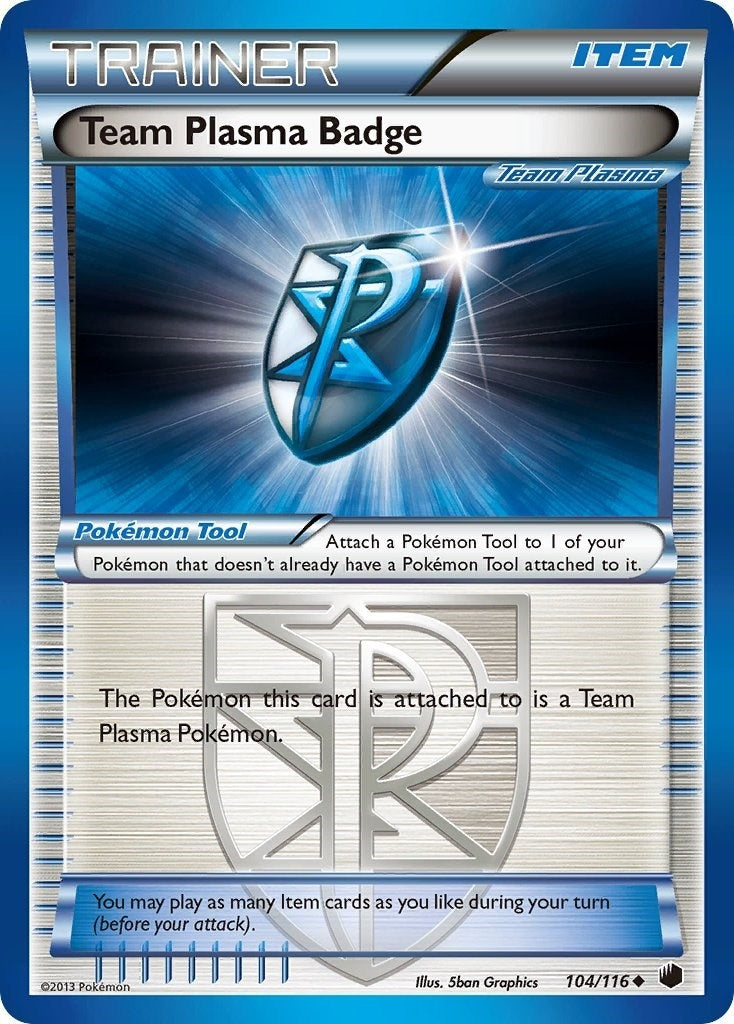 Image for Team Plasma Badge (Team Plasma) (104/116) - Pokemon