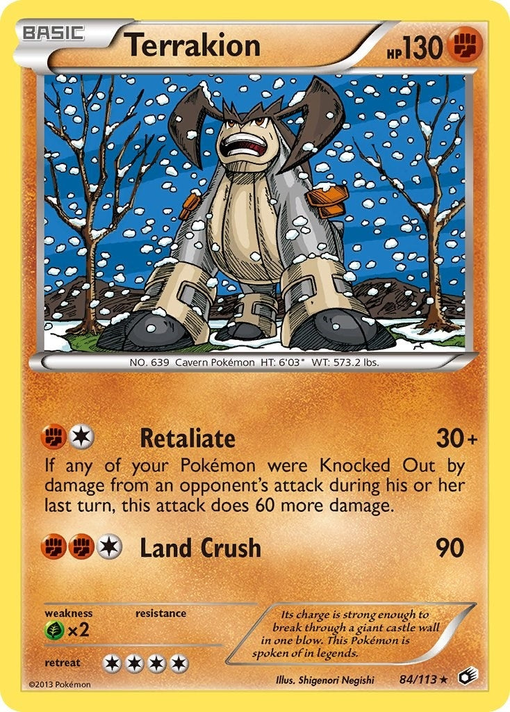 Image for Terrakion (84/113) - Pokemon