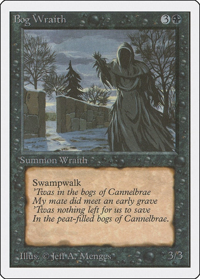Image for Bog Wraith - Magic: The Gathering