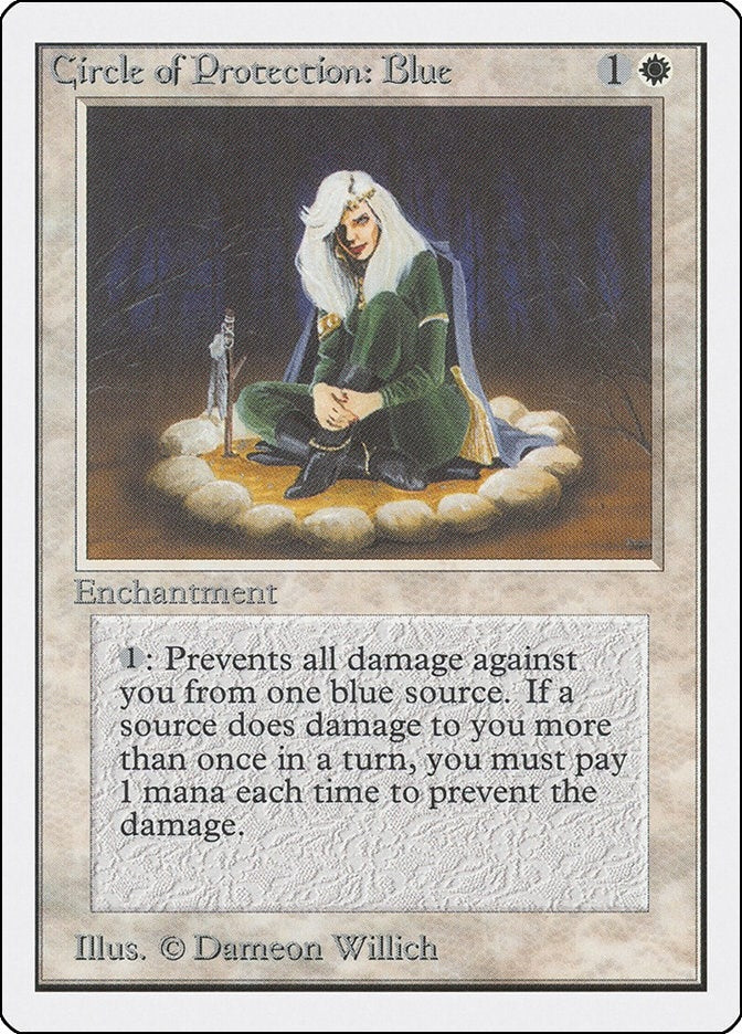 Image for Circle of Protection: Blue - Magic: The Gathering
