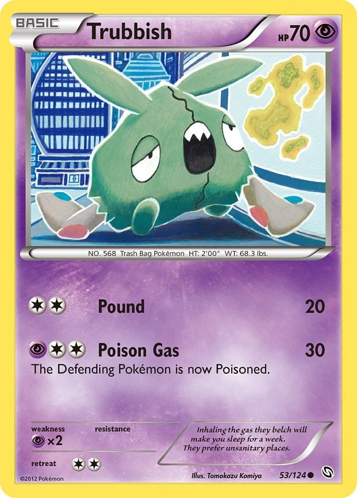 Image for Trubbish (53/124) - Pokemon
