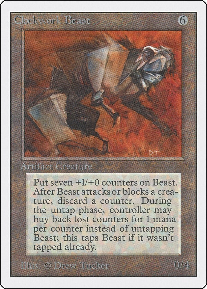 Image for Clockwork Beast - Magic: The Gathering