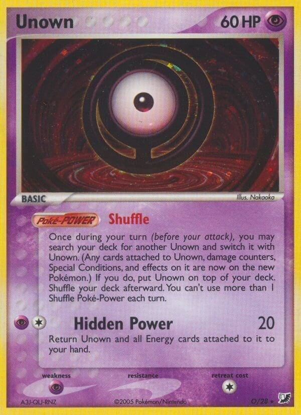 Image for Unown (O) (O/28) - Pokemon