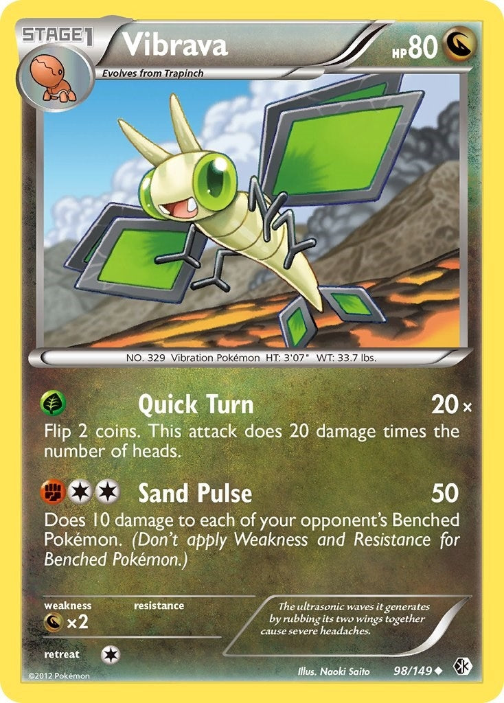 Image for Vibrava (98/149) - Pokemon