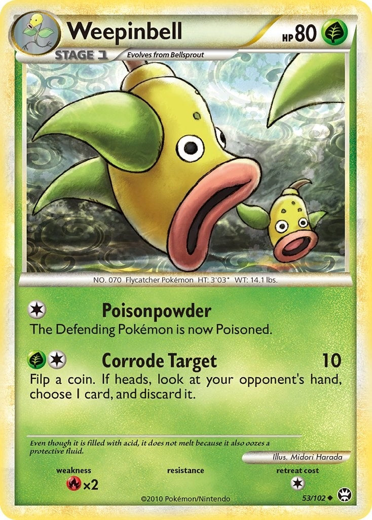 Image for Weepinbell (53/102) - Pokemon