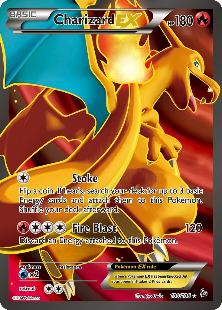 Image for Charizard EX (100 Full Art) (100/106) - Pokemon