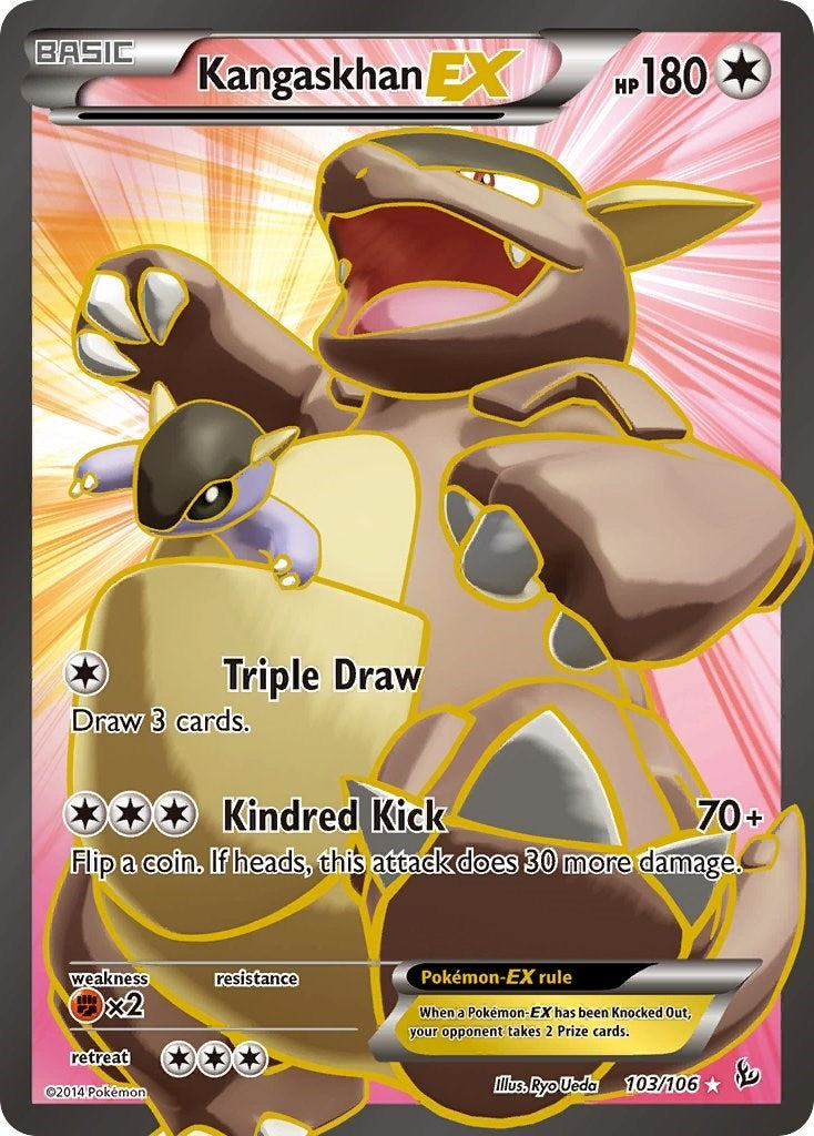 Image for Kangaskhan EX (103 Full Art) (103/106) - Pokemon