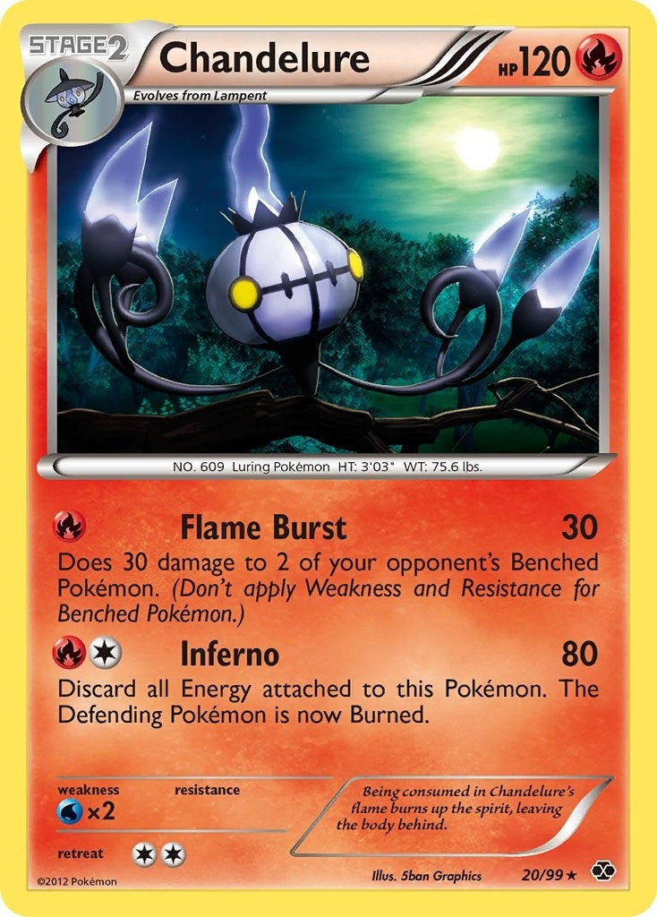 Image for Chandelure (20/99) - Pokemon