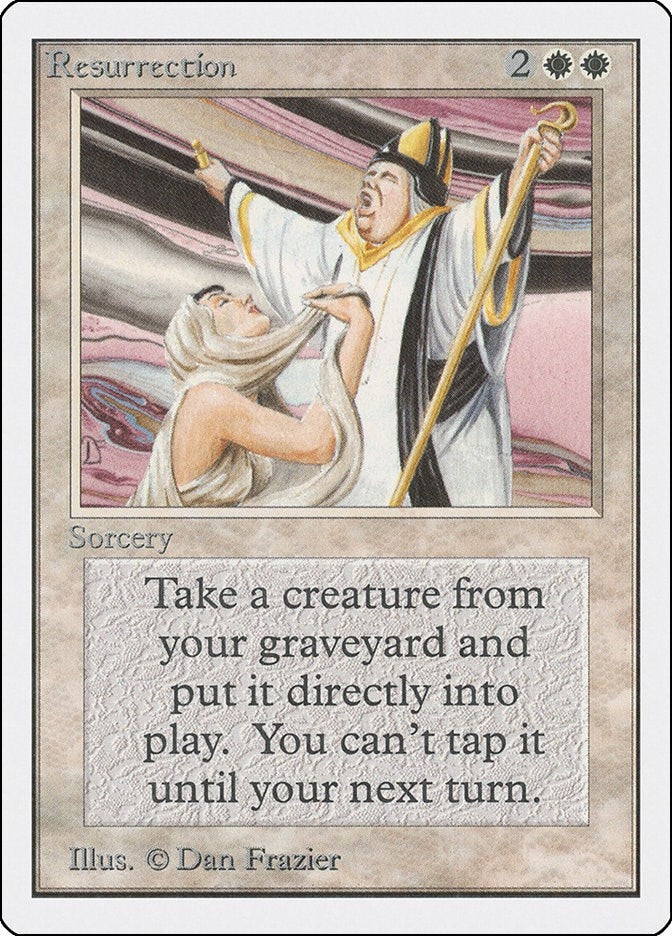 Image for Resurrection - Magic: The Gathering