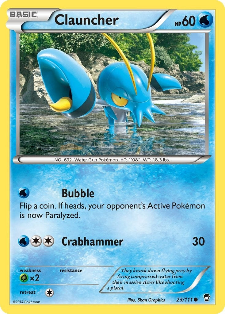 Image for Clauncher (23/111) - Pokemon