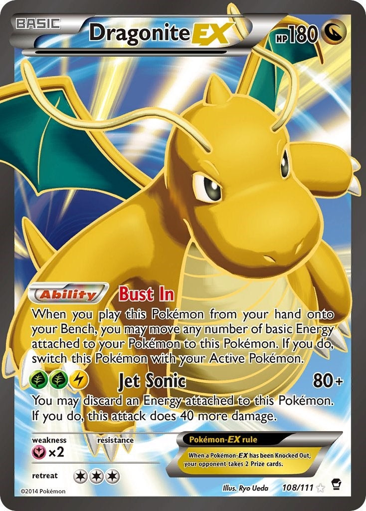 Image for Dragonite EX (108 Full Art) (108/111) - Pokemon
