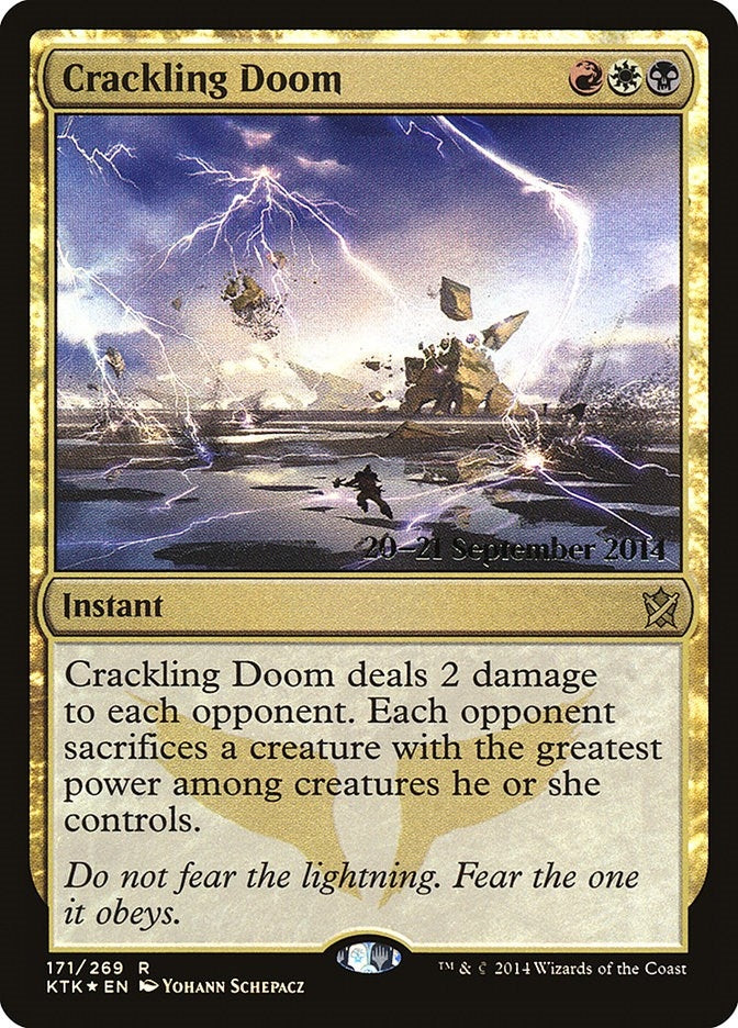 Image for Crackling Doom (171) - Magic: The Gathering