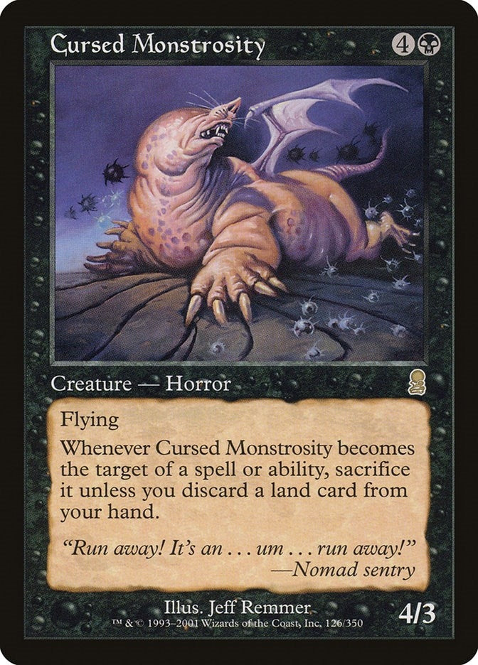Image for Cursed Monstrosity (126) - Magic: The Gathering