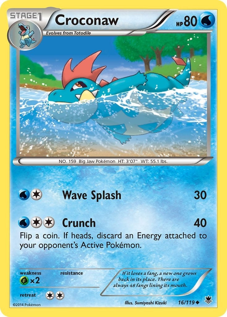 Image for Croconaw (16/119) - Pokemon