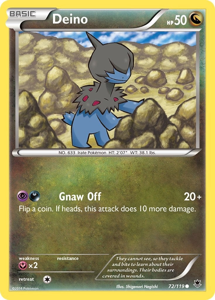 Image for Deino (72/119) - Pokemon