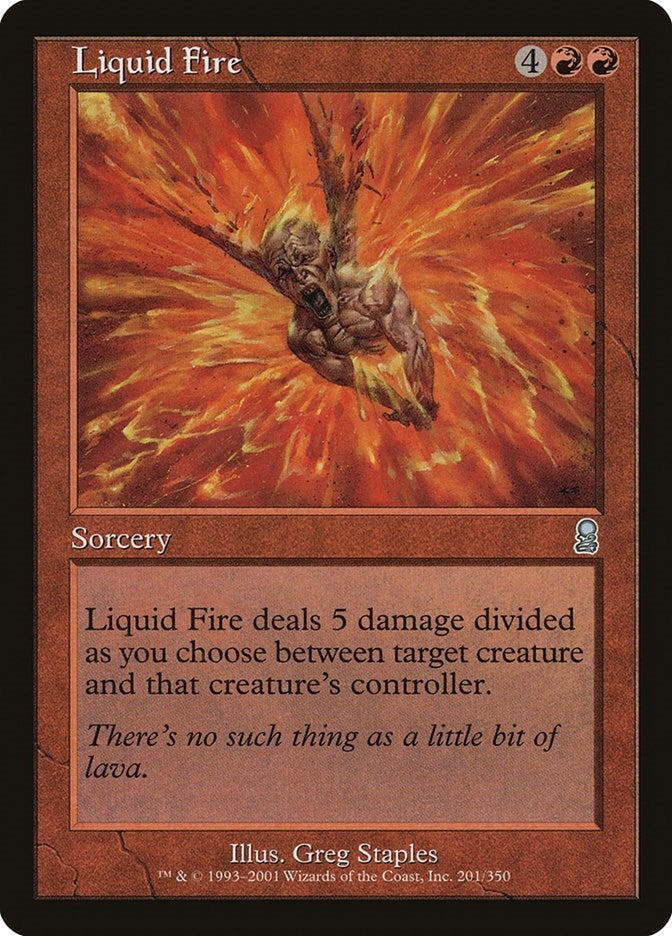Image for Liquid Fire (201) - Magic: The Gathering