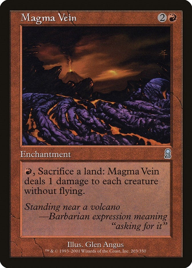 Image for Magma Vein (203) - Magic: The Gathering