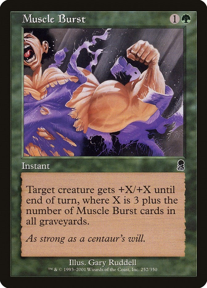 Image for Muscle Burst (252) - Magic: The Gathering