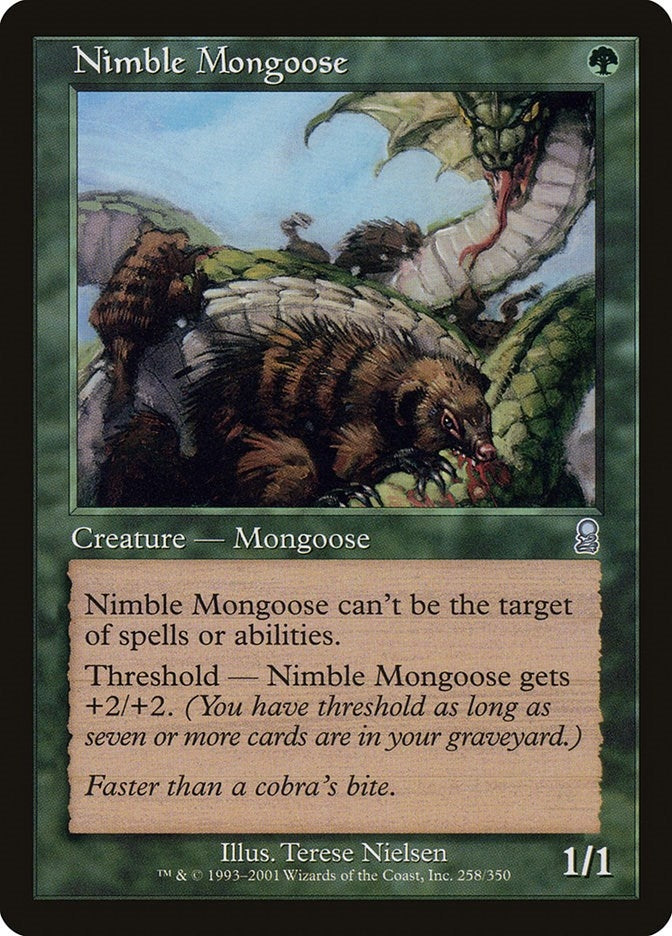 Image for Nimble Mongoose (258) - Magic: The Gathering