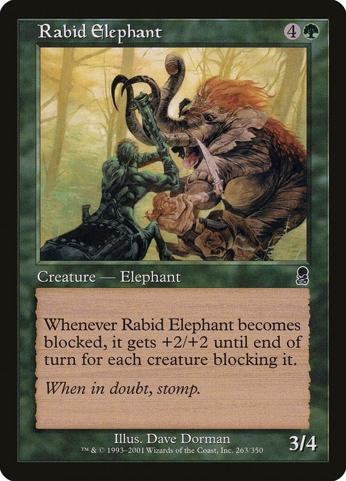 Image for Rabid Elephant (263) - Magic: The Gathering