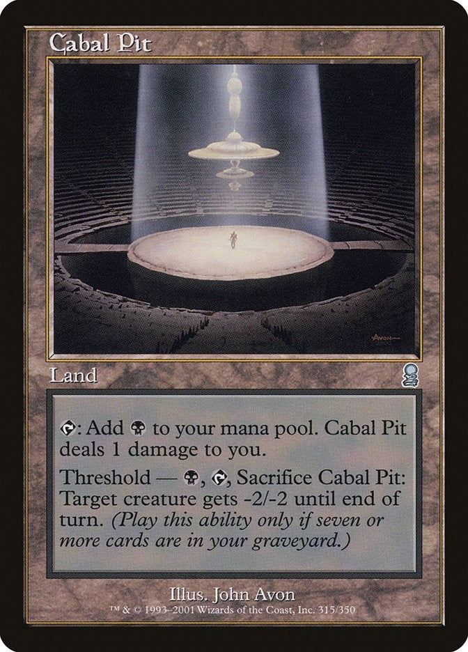 Image for Cabal Pit (315) - Magic: The Gathering