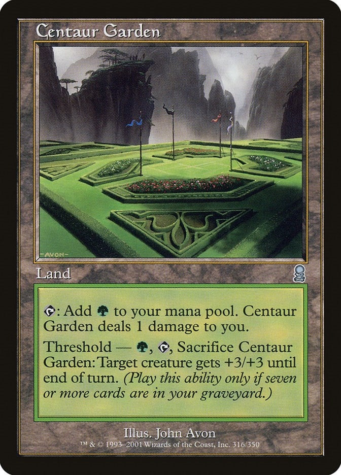 Image for Centaur Garden (316) - Magic: The Gathering