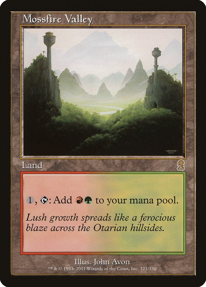 Image for Mossfire Valley (321) - Magic: The Gathering