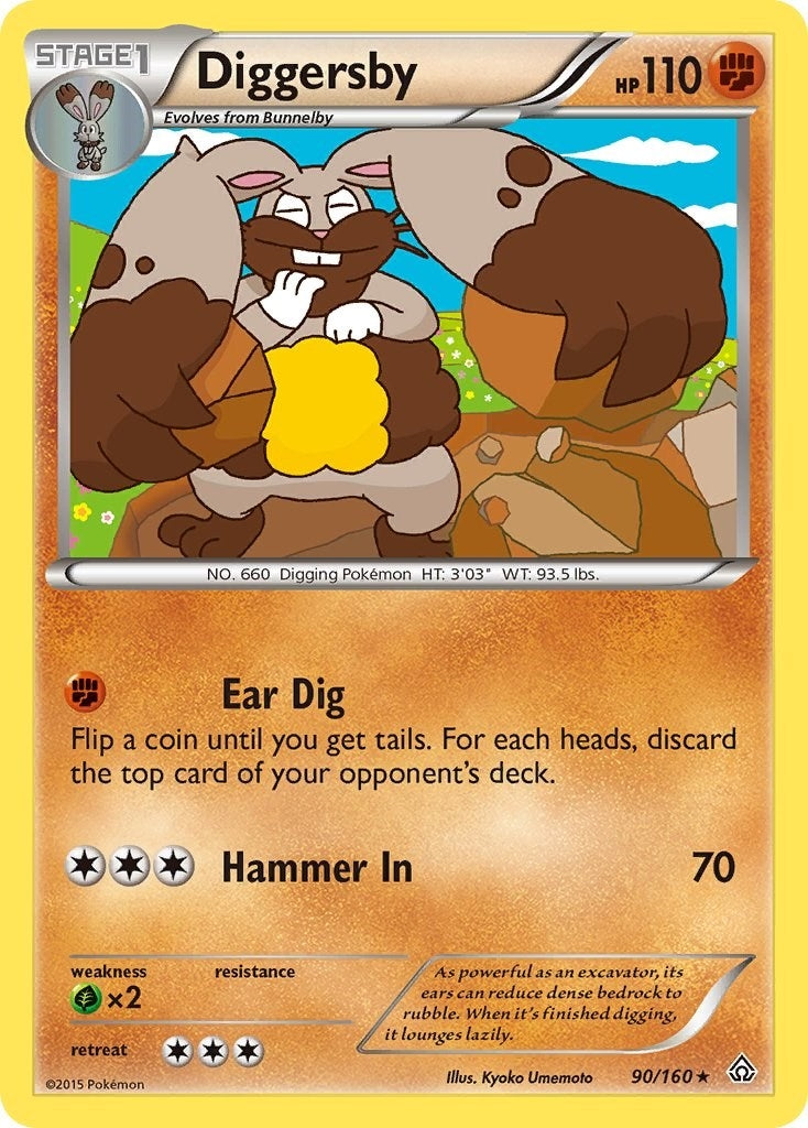 Image for Diggersby (90/160) - Pokemon