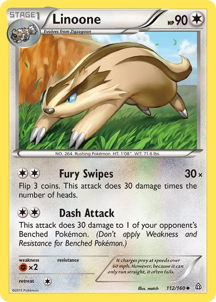 Image for Linoone (112/160) - Pokemon