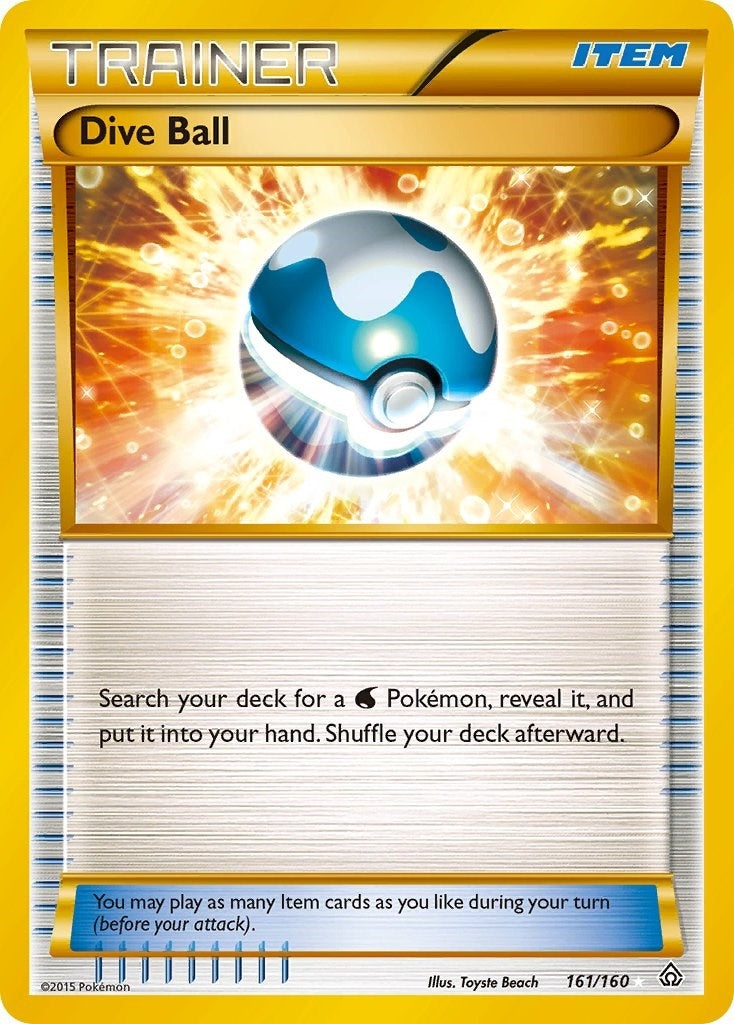 Image for Dive Ball (161 Secret Rare) (161/160) - Pokemon