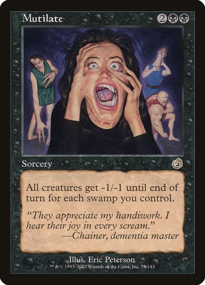 Image for Mutilate (73) - Magic: The Gathering