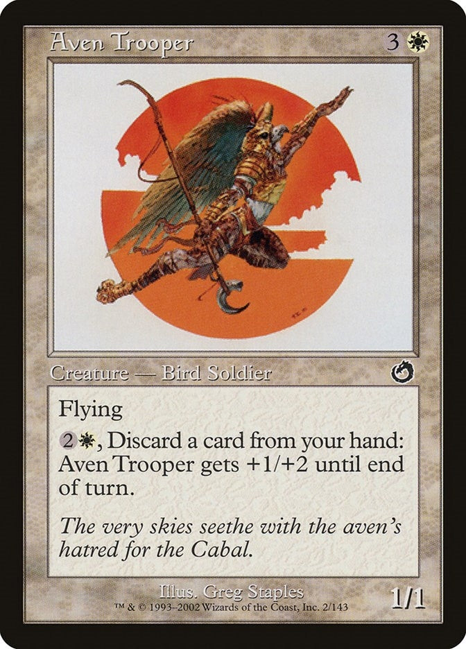 Image for Aven Trooper (2) - Magic: The Gathering