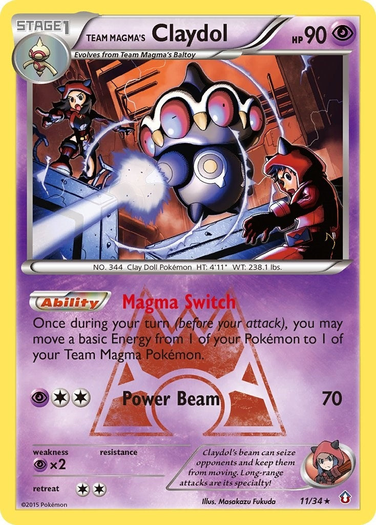 Image for Team Magma's Claydol (11/34) - Pokemon