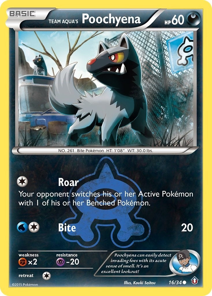 Image for Team Aqua's Poochyena (16/34) - Pokemon