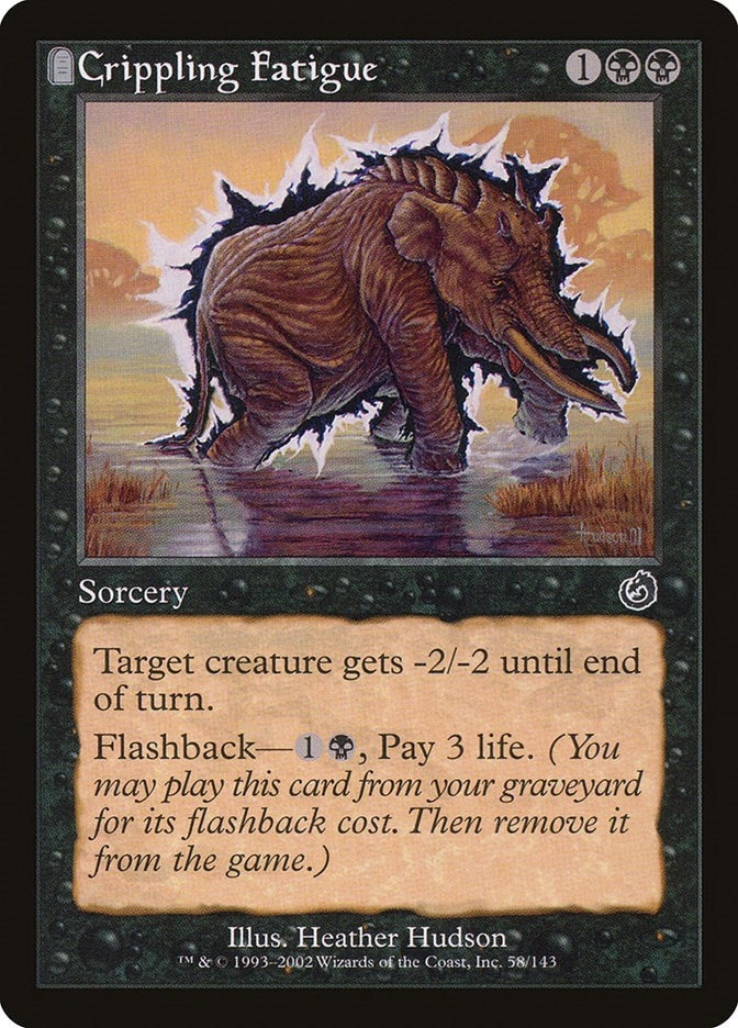 Image for Crippling Fatigue (58) - Magic: The Gathering