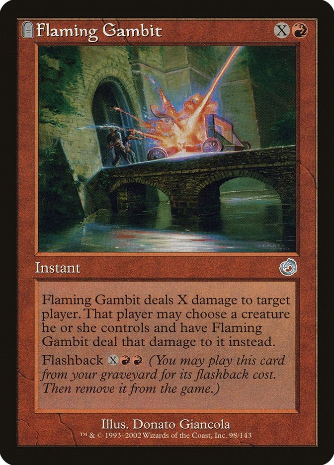 Image for Flaming Gambit (98) - Magic: The Gathering