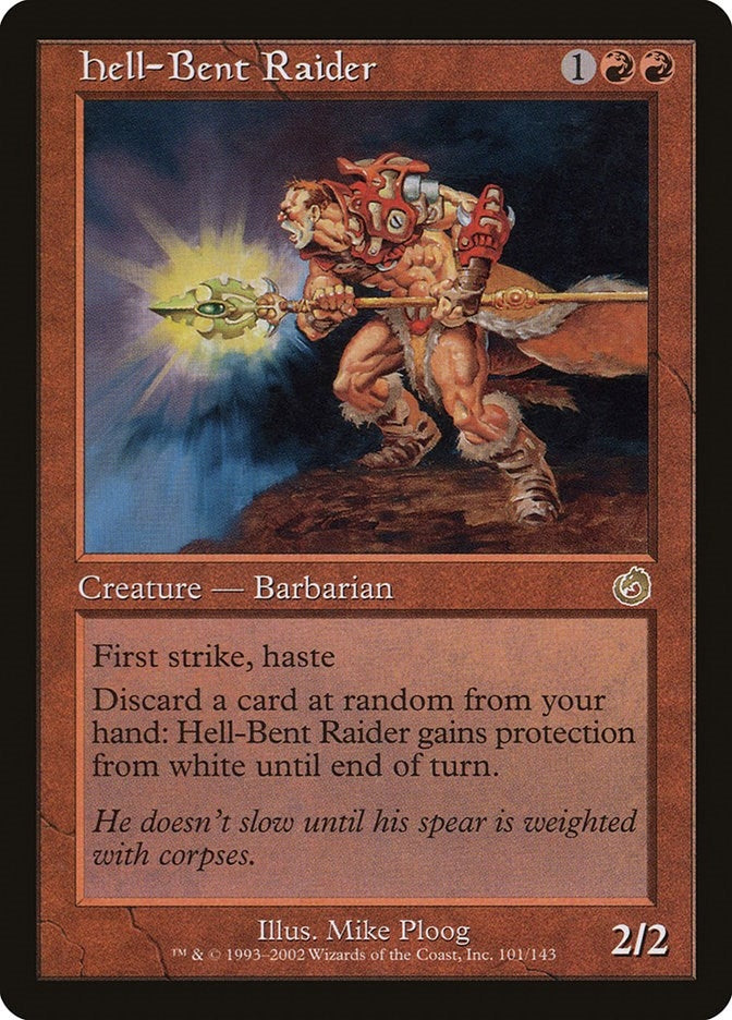 Image for Hell-Bent Raider (101) - Magic: The Gathering
