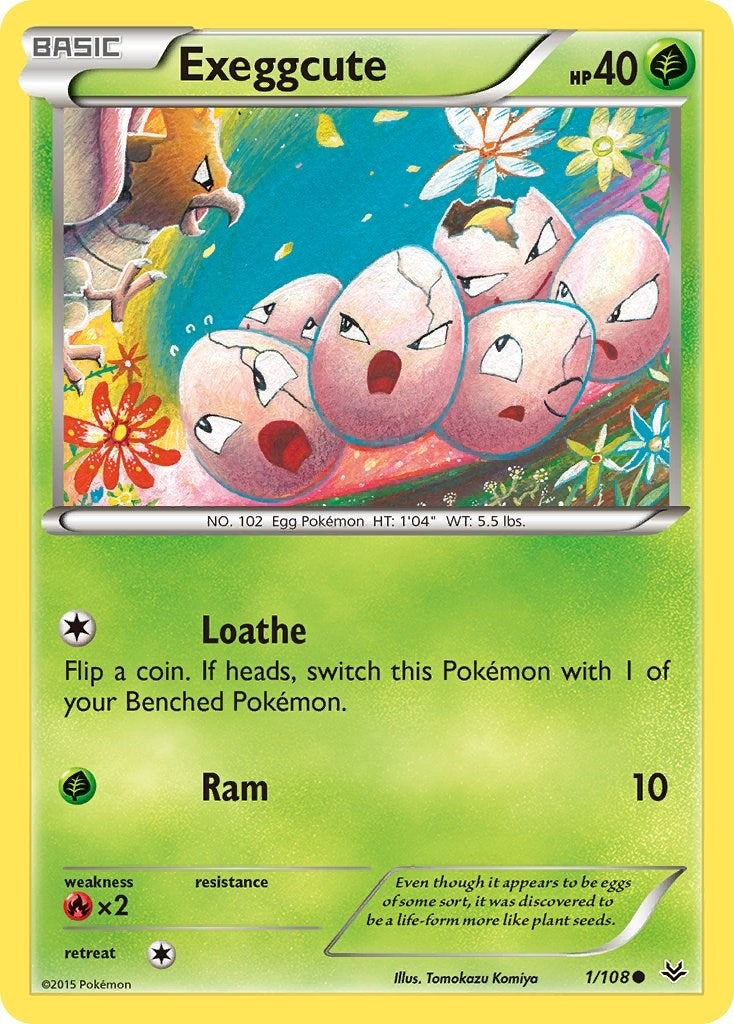 Image for Exeggcute (1/108) - Pokemon