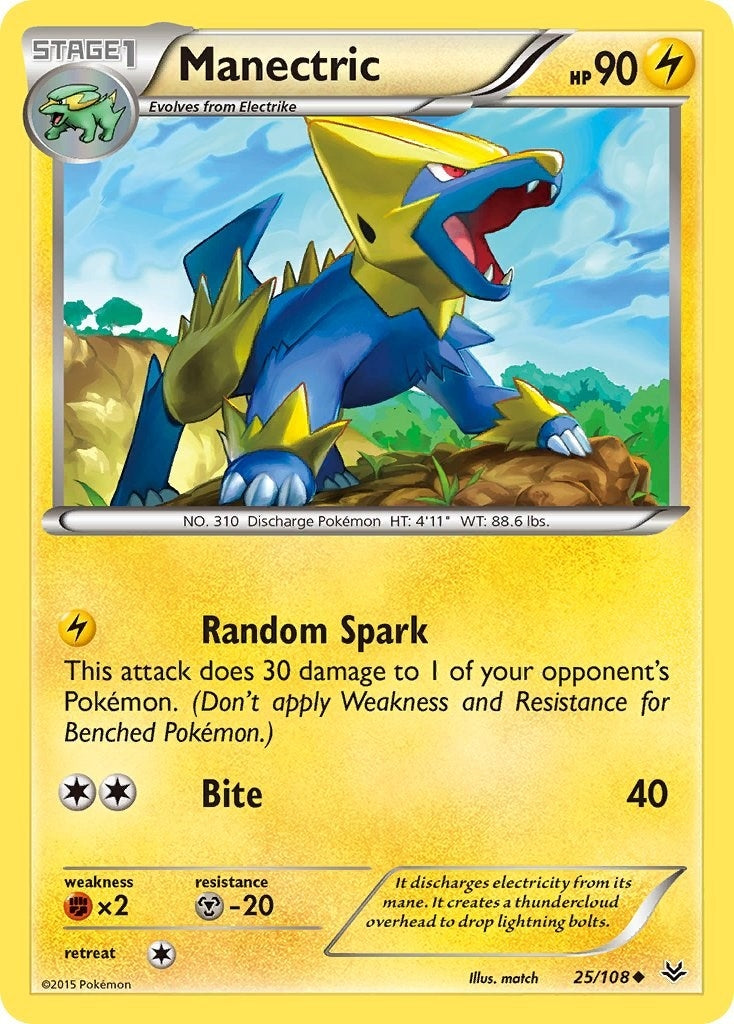 Image for Manectric (25/108) - Pokemon