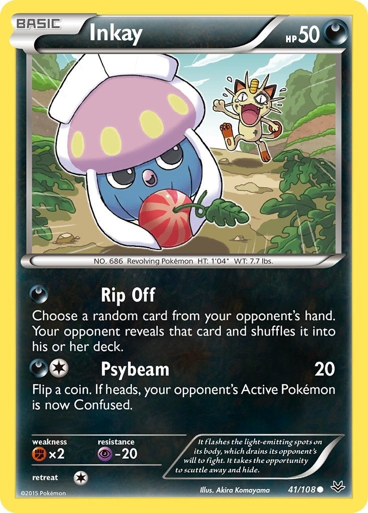 Image for Inkay (41/108) - Pokemon